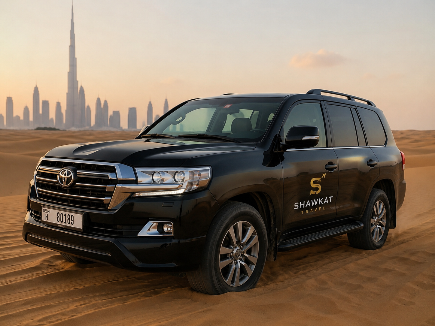4X4 Desert Safari with Platinum Camp Dinner Family ( 2 Adult + 2 Child )